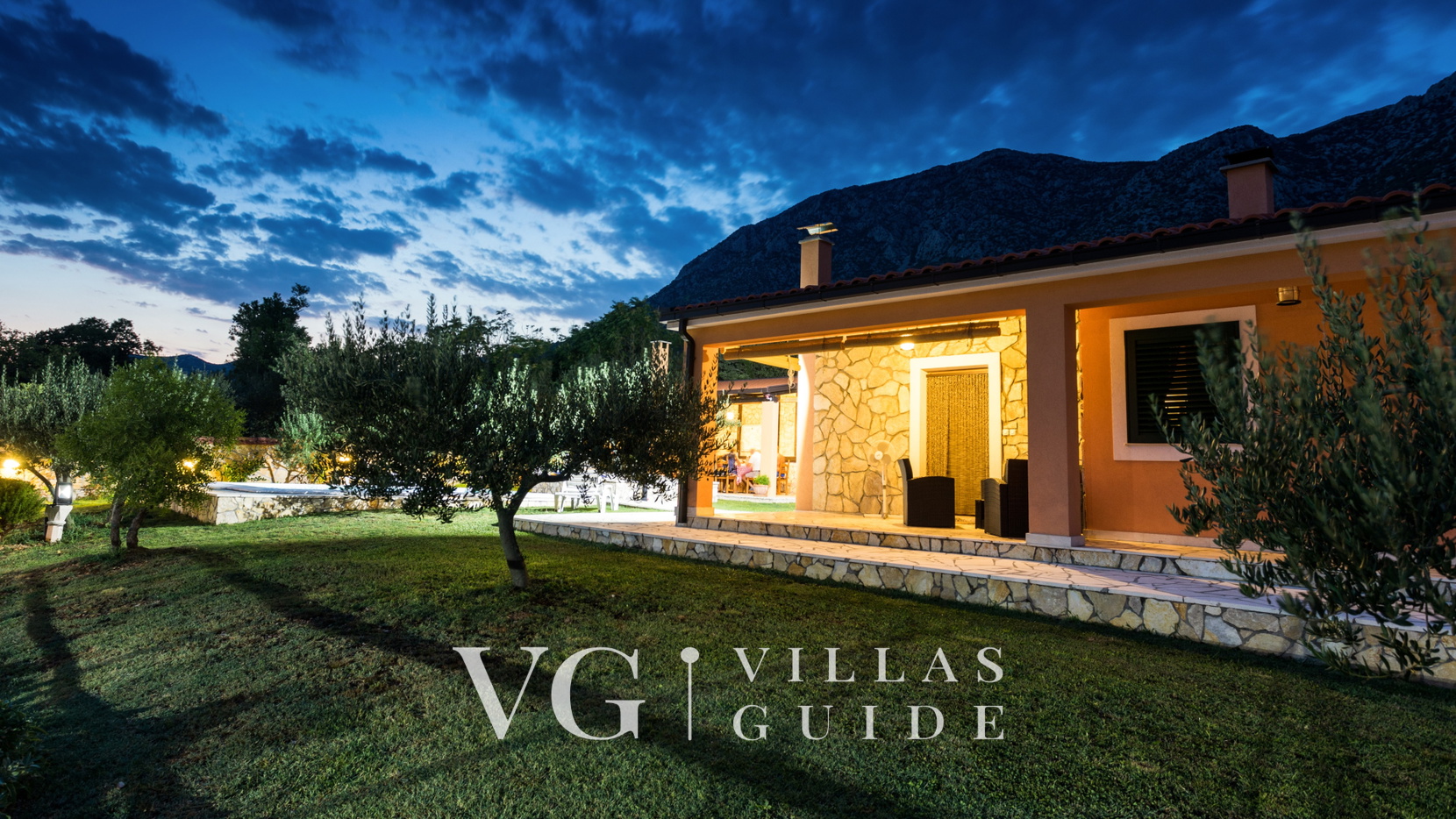 Villa Marija Desne Garden and property exterior