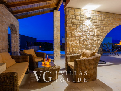 Holiday home Villa Vrbnik Giardino e esterni della proprietà