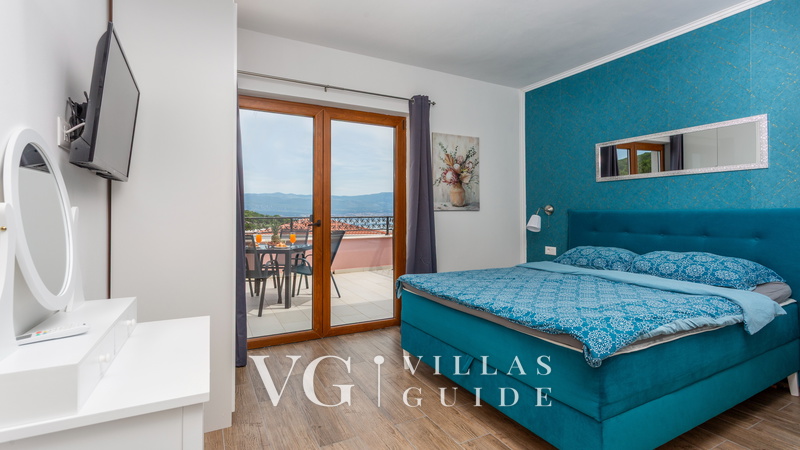 Holiday home Villa Vrbnik Camera da letto