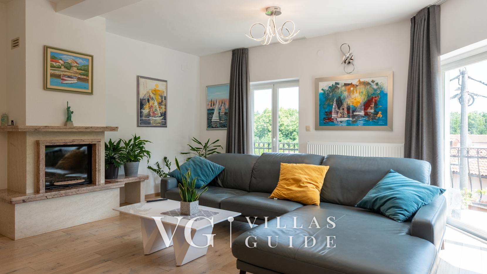 Villa Mihaela Wohnzimmer