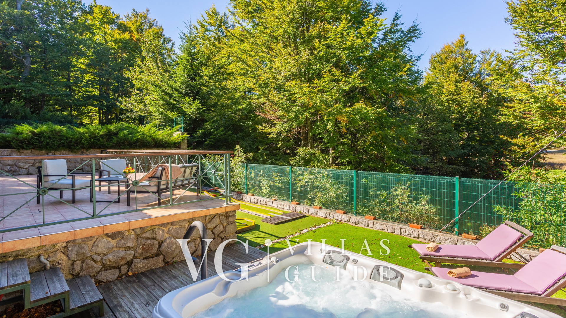 Holiday Home Villa Rosemary-whirpool&pet friendly Garden and property exterior