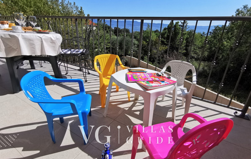 Villa Magriž with pool- Island Krk Garten und Außenbereich