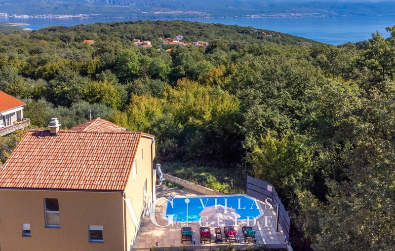 Villa Magriž with pool- Island Krk Garten und Außenbereich