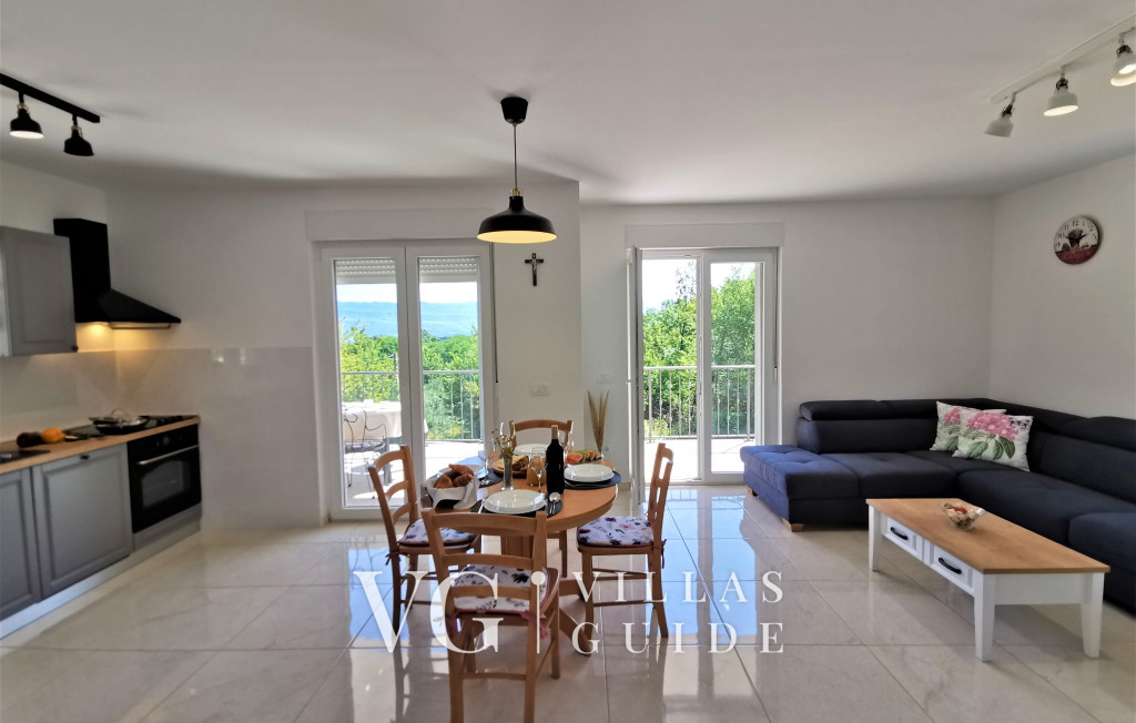 Villa Magriž with pool- Island Krk Küche