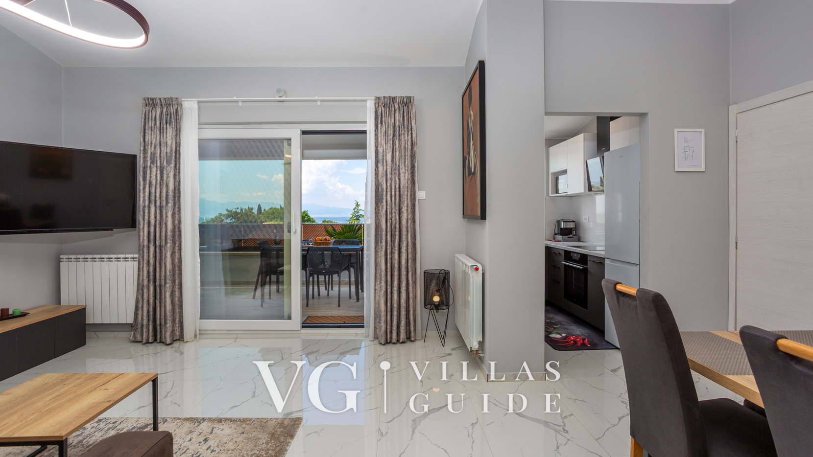 Apartment Estate 1 - Island Krk Dnevni boravak