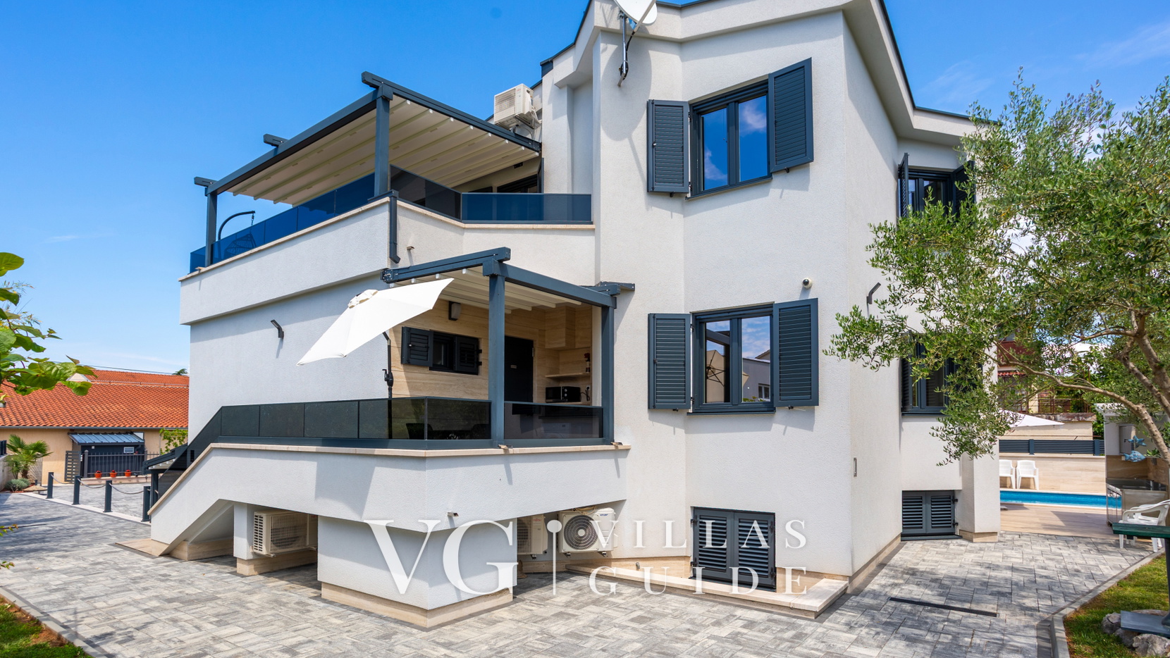 Studio Apartment Estate 3 - Island Krk Dvorište i vanjski dio objekta