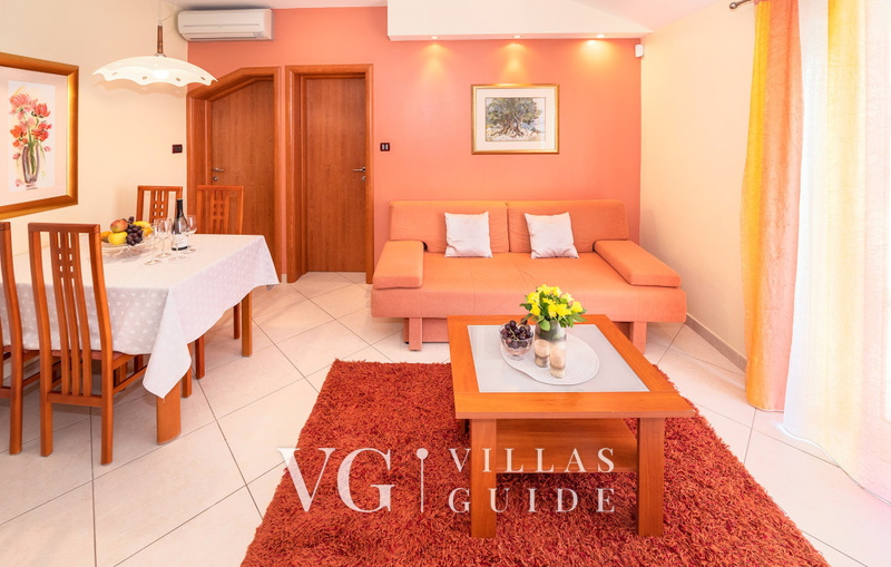 Villa Palace Clara Apartment 3 island Krk Living room