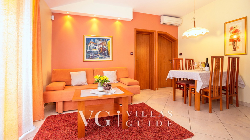Villa Palace Clara Apartment 4 Island of Krk Wohnzimmer
