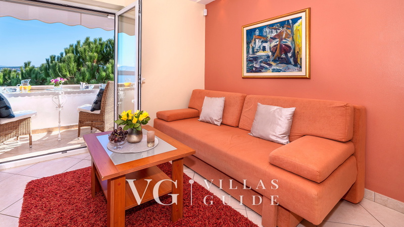 Villa Palace Clara Apartment 4 Island of Krk Wohnzimmer