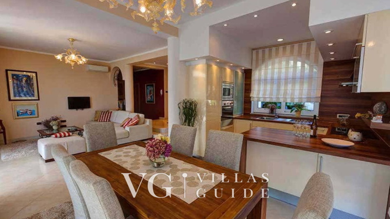 Villa Palace Clara Apartment 5 island  Krk Dnevni boravak