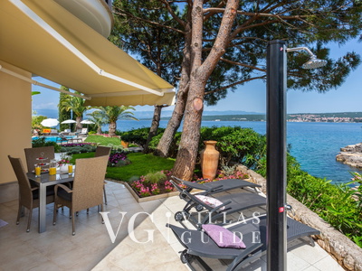 Villa Palace Clara Apartment 6 island Krk Dvorište i vanjski dio objekta