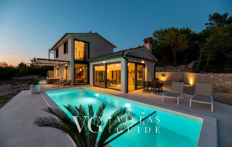 Vila Laguna Blu Garten und Außenbereich