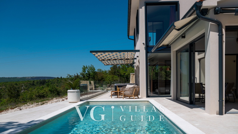 Vila Laguna Blu Garten und Außenbereich