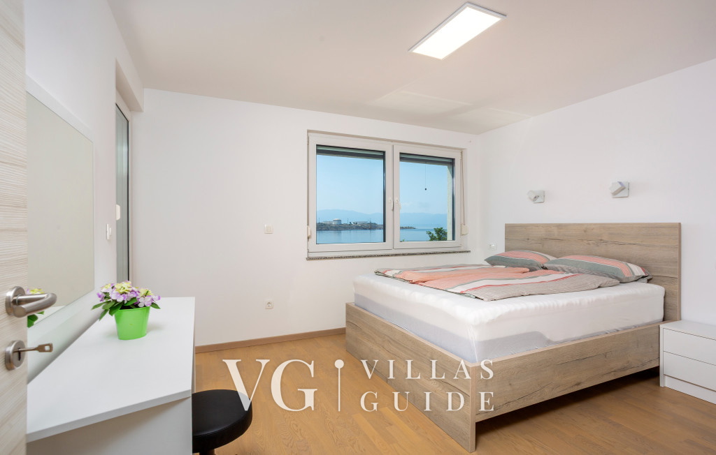 Villa Nada sea view&whirpool island Krk Spavaća soba