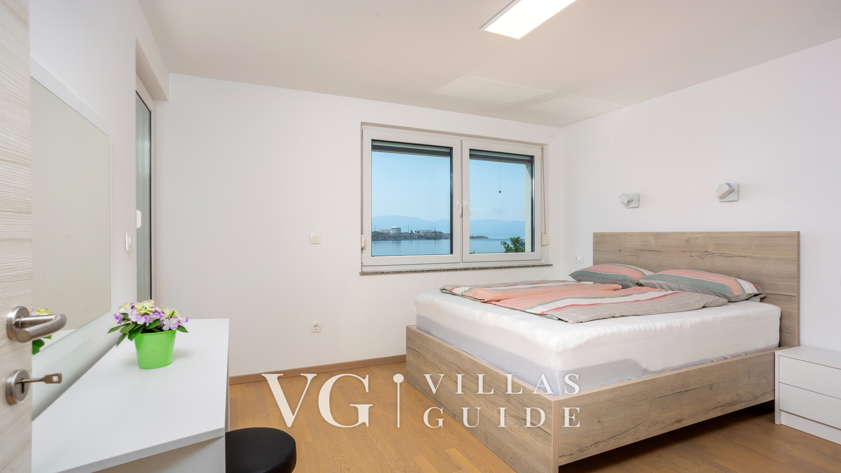 Villa Nada sea view&whirpool island Krk Spavaća soba