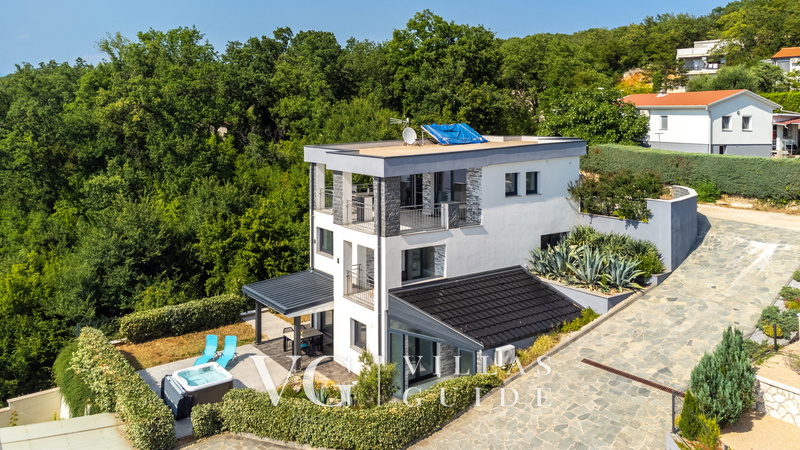 Villa Nada sea view&whirpool island Krk Dvorište i vanjski dio objekta