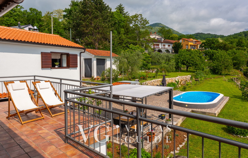 Apartment Daša with pool Giardino e esterni della proprietà