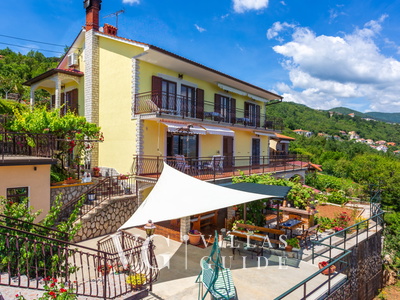 Apartment Milena 1 Opatija Lovran Garten und Außenbereich