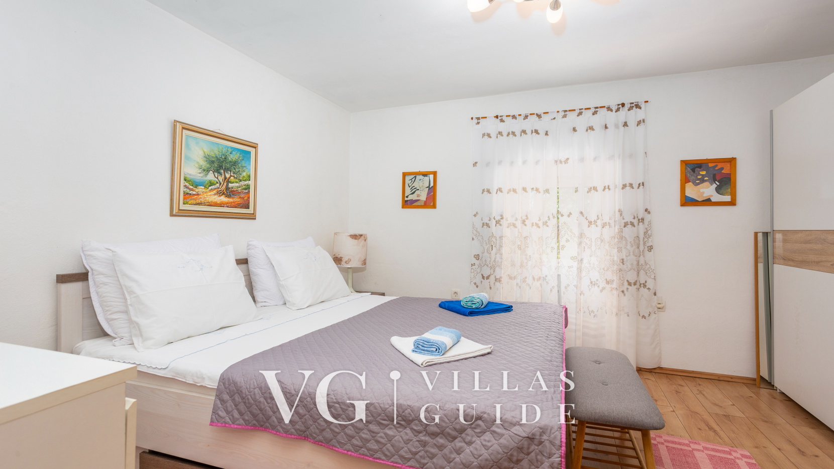 Villa Mirjana with pool Opatija Spavaća soba