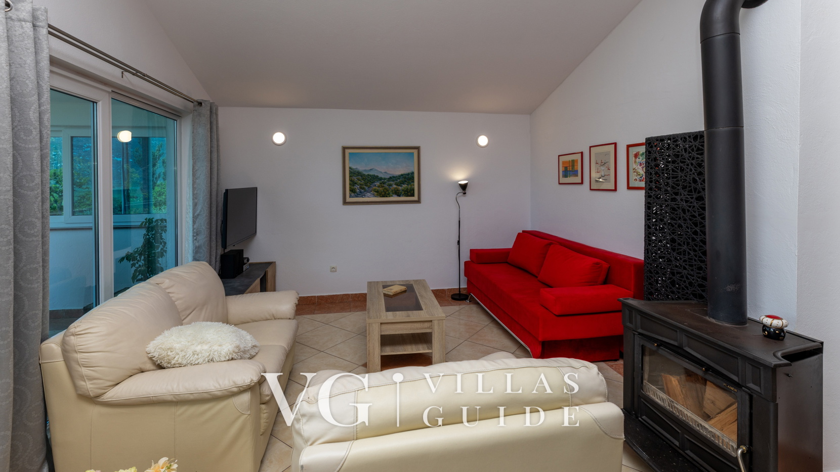 Villa Tina Desne Dnevni boravak