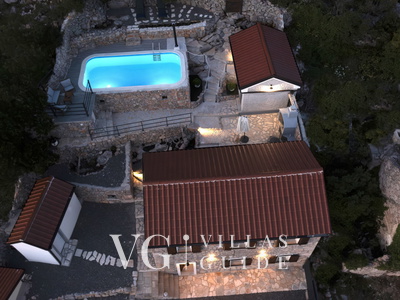 Holiday home Villa  Majnarić  Senj Prizna Garden and property exterior