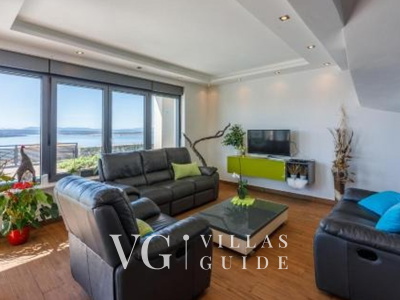 Holiday Home Villa Legara with pool Living room