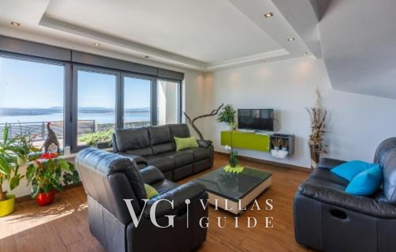 Holiday Home Villa Legara with pool Living room