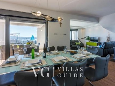 Holiday Home Villa Legara with pool Living room