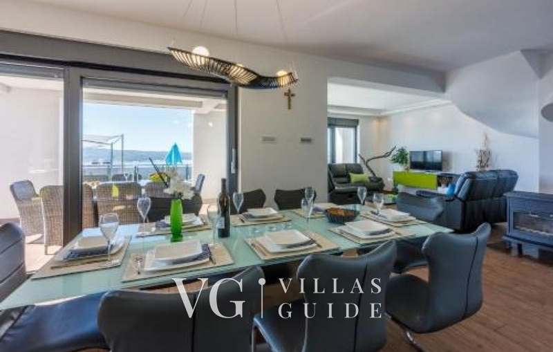 Holiday Home Villa Legara with pool Living room