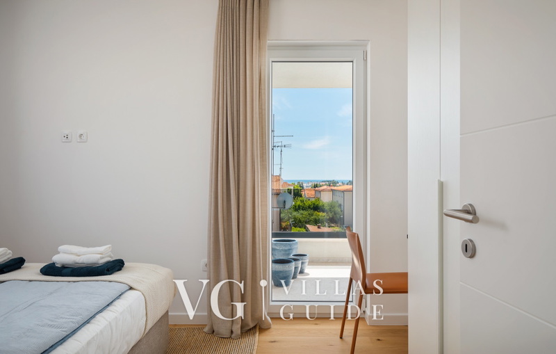 B&M Apartments Novigrad Schlafzimmer