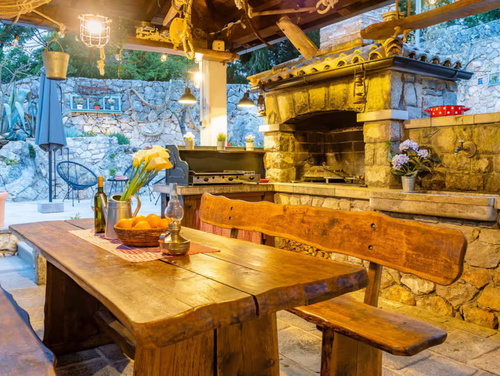 Villa Imortele aria with pool&whirpool island Cres