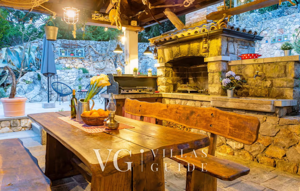 Villa Imortele aria with pool&whirpool island Cres