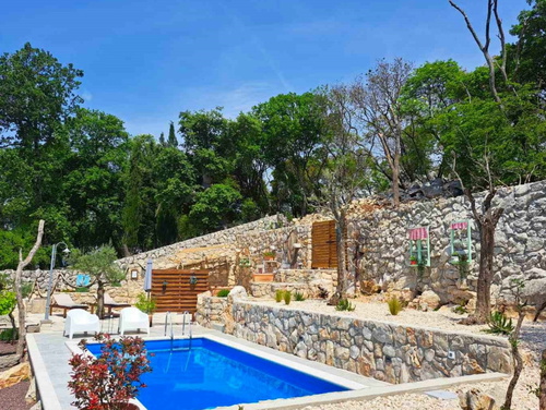 Villa Imortele aria with pool&whirpool island Cres