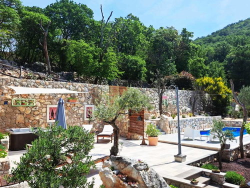 Villa Imortele aria with pool&whirpool island Cres