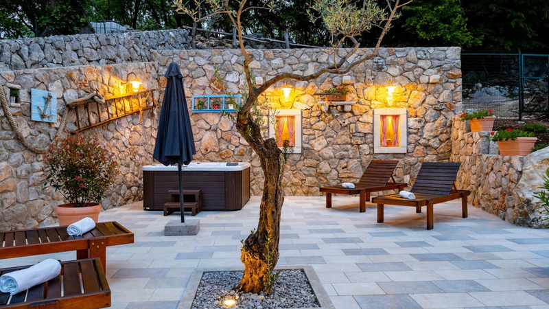 Villa Imortele aria with pool&whirpool island Cres