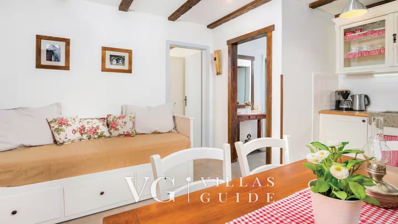 Villa Imortele aria with pool&whirpool island Cres Living room