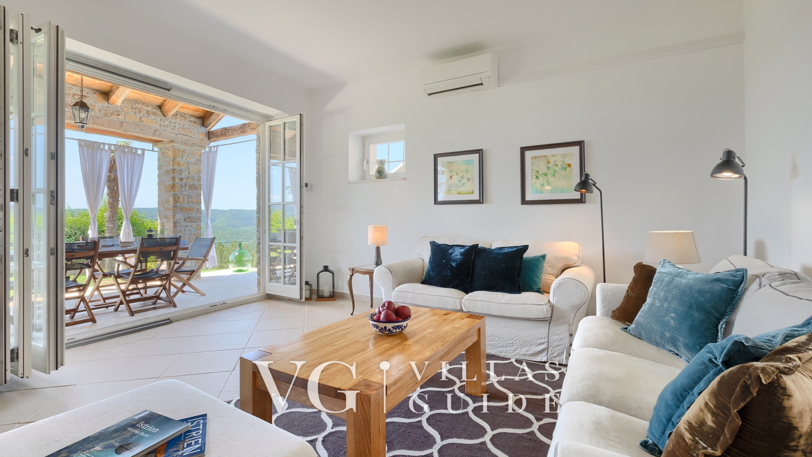 Villa Pigini Wohnzimmer