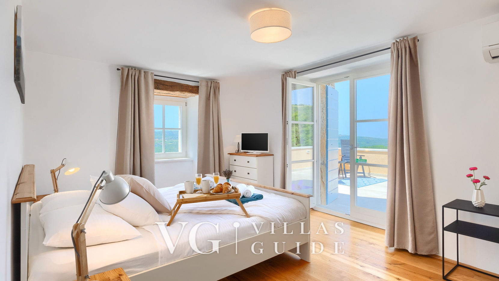 Villa Pigini Schlafzimmer