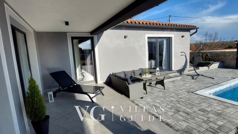 Villa Lana - Čabrunići Dvorište i vanjski dio objekta