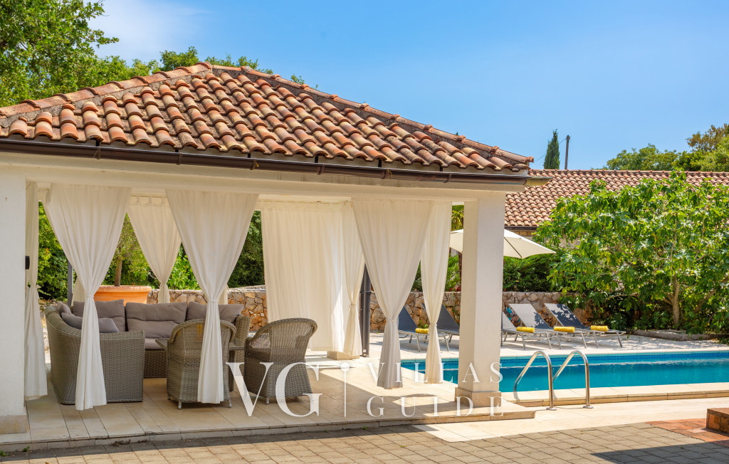 Villa Gostinjac 2 with pool&pet friendly- island Krk Giardino e esterni della proprietà