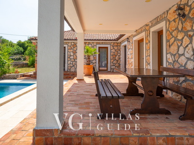 Villa Gostinjac 2 with pool&pet friendly- island Krk Giardino e esterni della proprietà