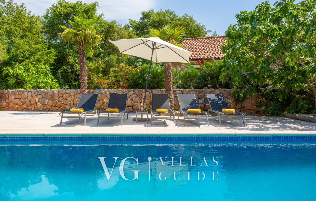 Villa Gostinjac 2 with pool&pet friendly- island Krk Piscina