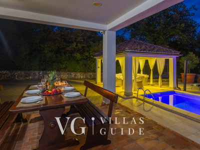 Villa Gostinjac 2 with pool&pet friendly- island Krk Giardino e esterni della proprietà