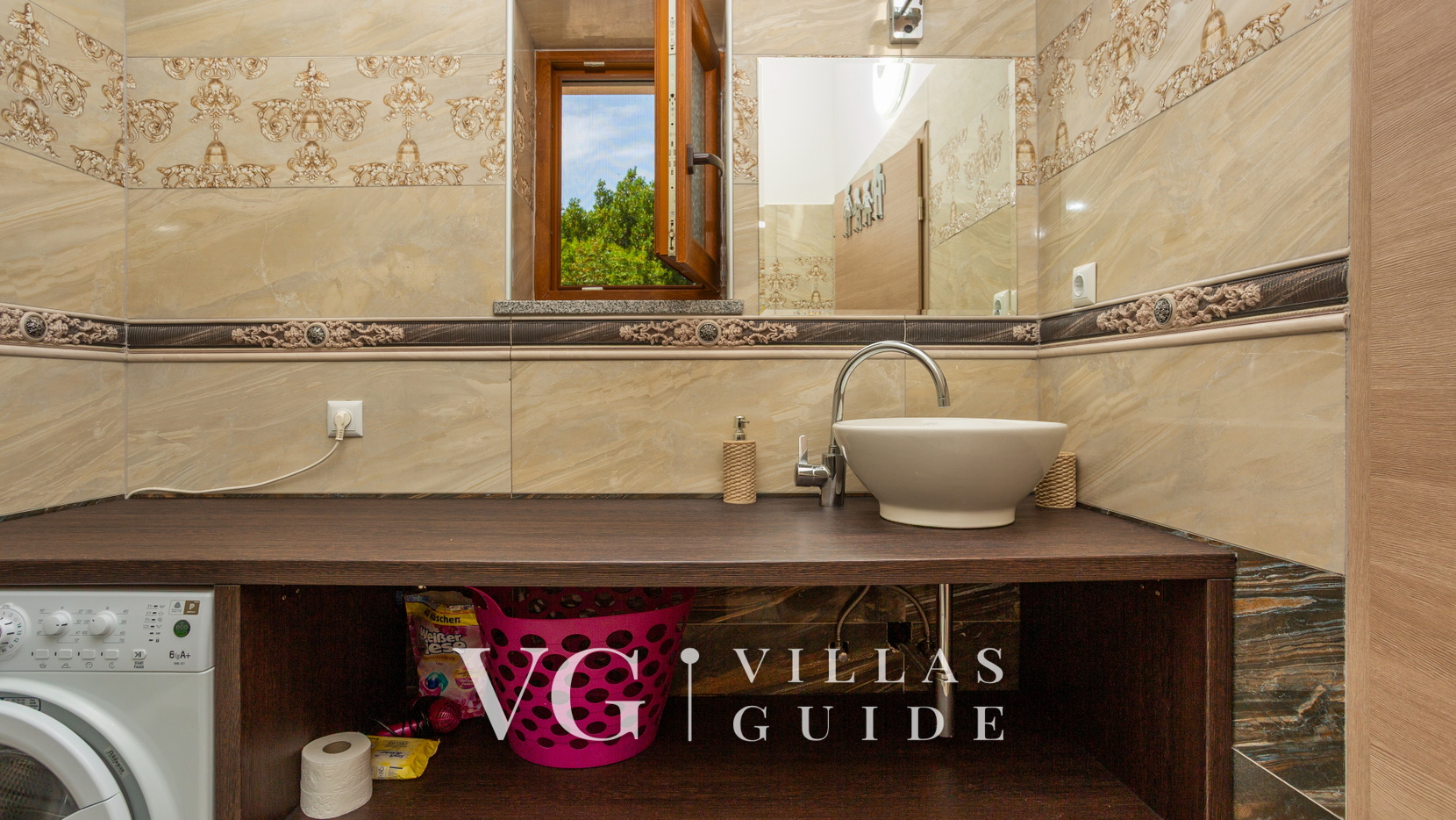 Villa Gostinjac 2 with pool&pet friendly- island Krk Badezimmer