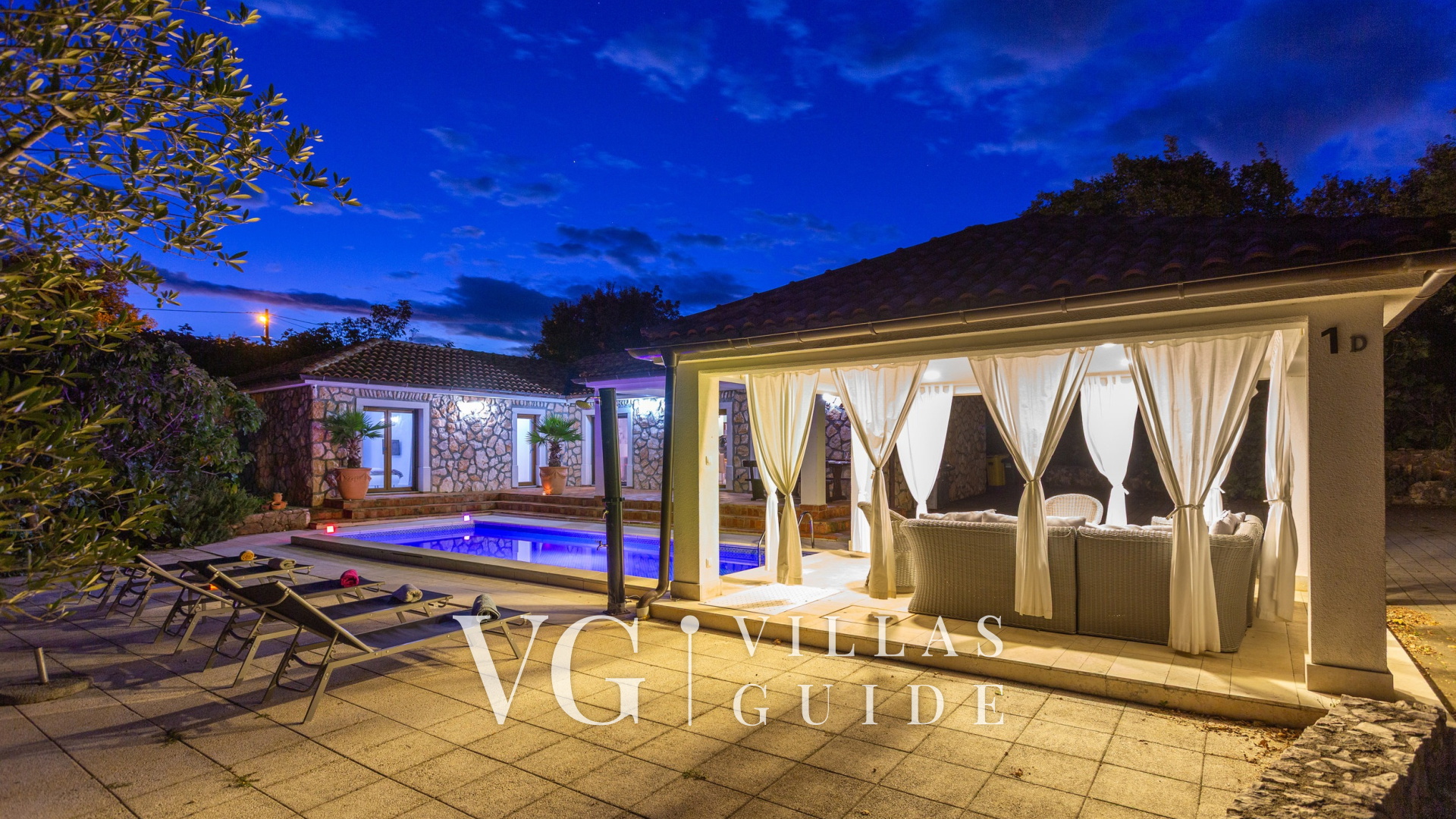 Villa Gostinjac 2 with pool&pet friendly- island Krk Giardino e esterni della proprietà