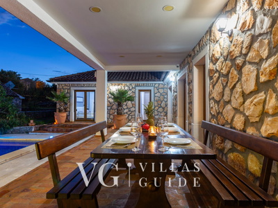 Villa Gostinjac 1 with pool&pet friendly- island Krk Garten und Außenbereich