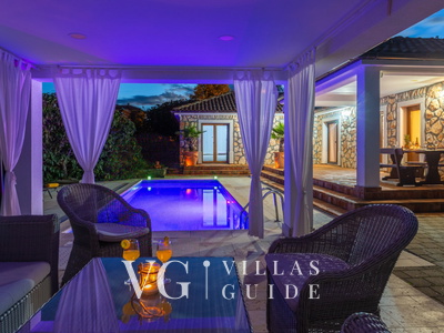 Villa Gostinjac 1 with pool&pet friendly- island Krk Garten und Außenbereich