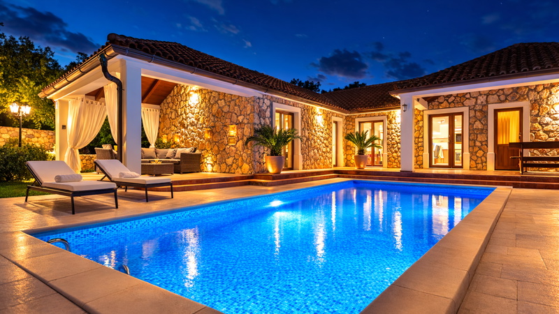 Villa Gostinjac 1 with pool&pet friendly- island Krk