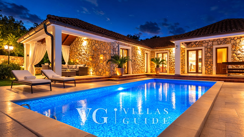 Villa Gostinjac 1 with pool&pet friendly- island Krk