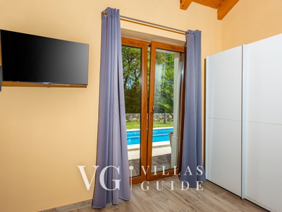 Villa Gostinjac 1 with pool&pet friendly- island Krk Spavaća soba